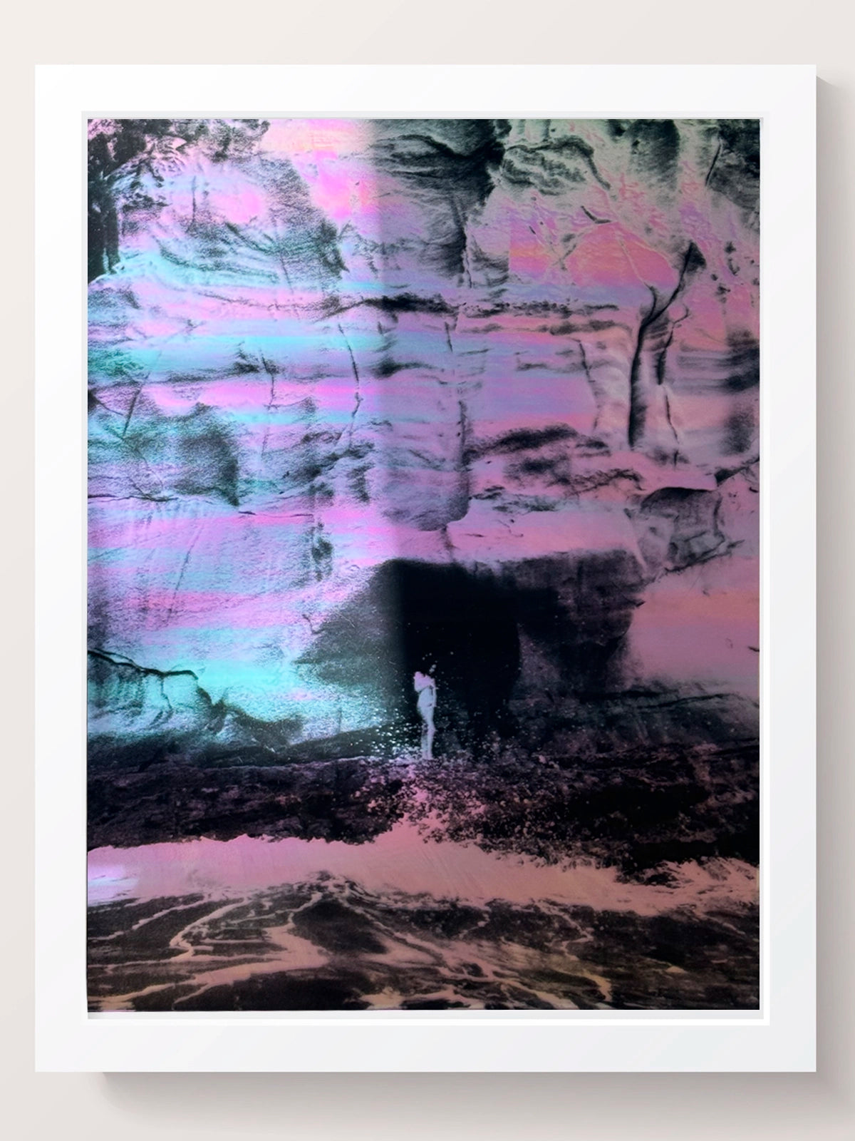 Prismatic Pink, Blue + Green - Mixed Media - Edition of 5