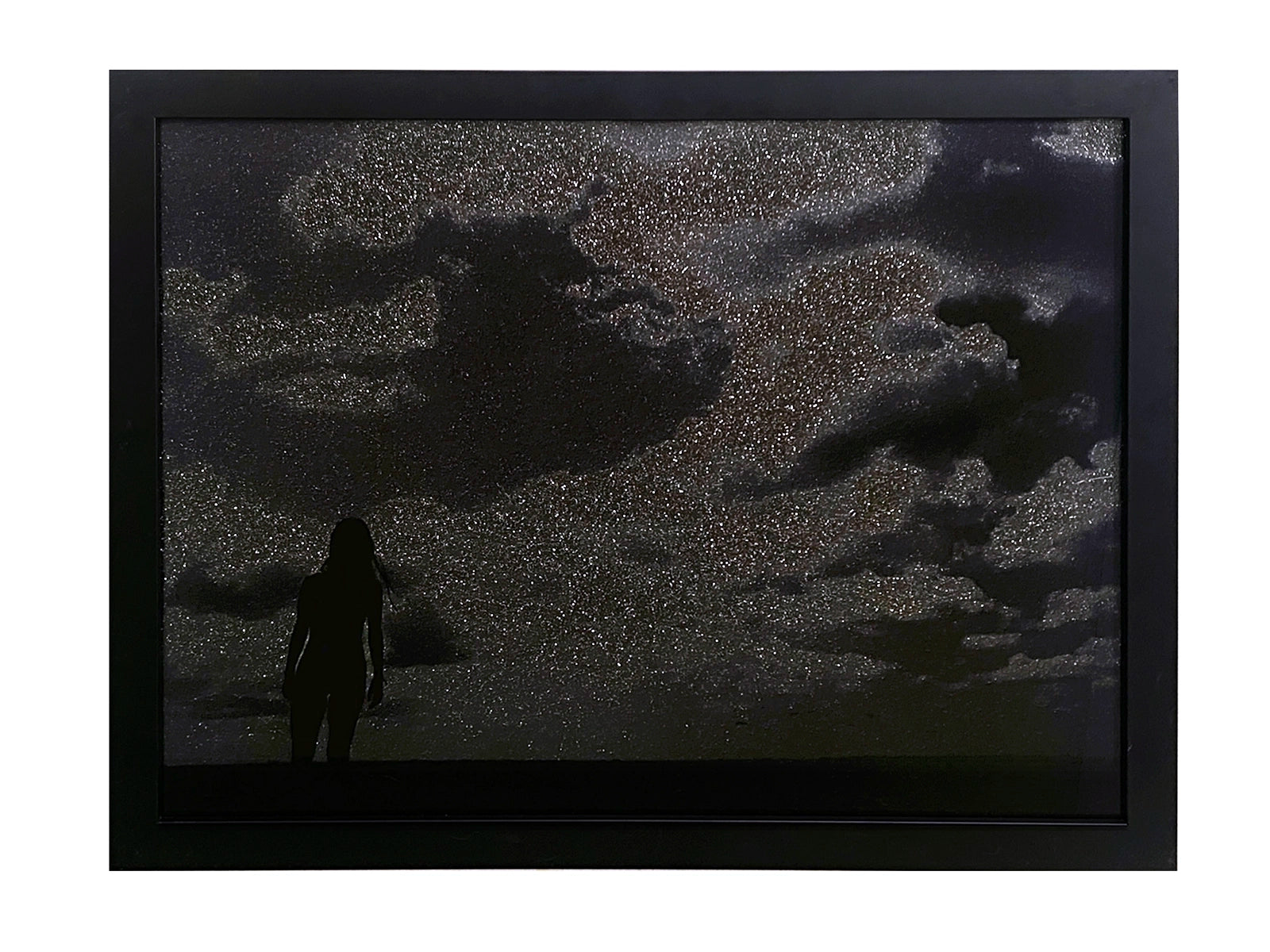 Black Glitter - Mixed Media - Edition of 5