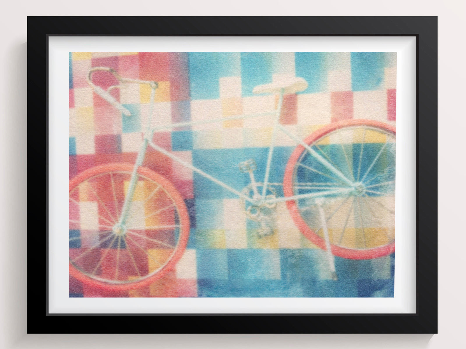 Abstract Bicycle Art Print
