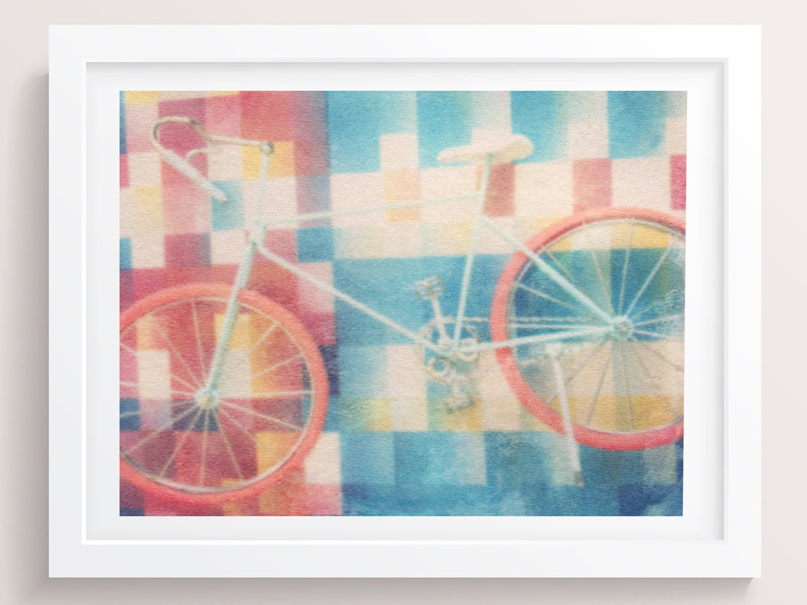 Abstract Bicycle Art Print