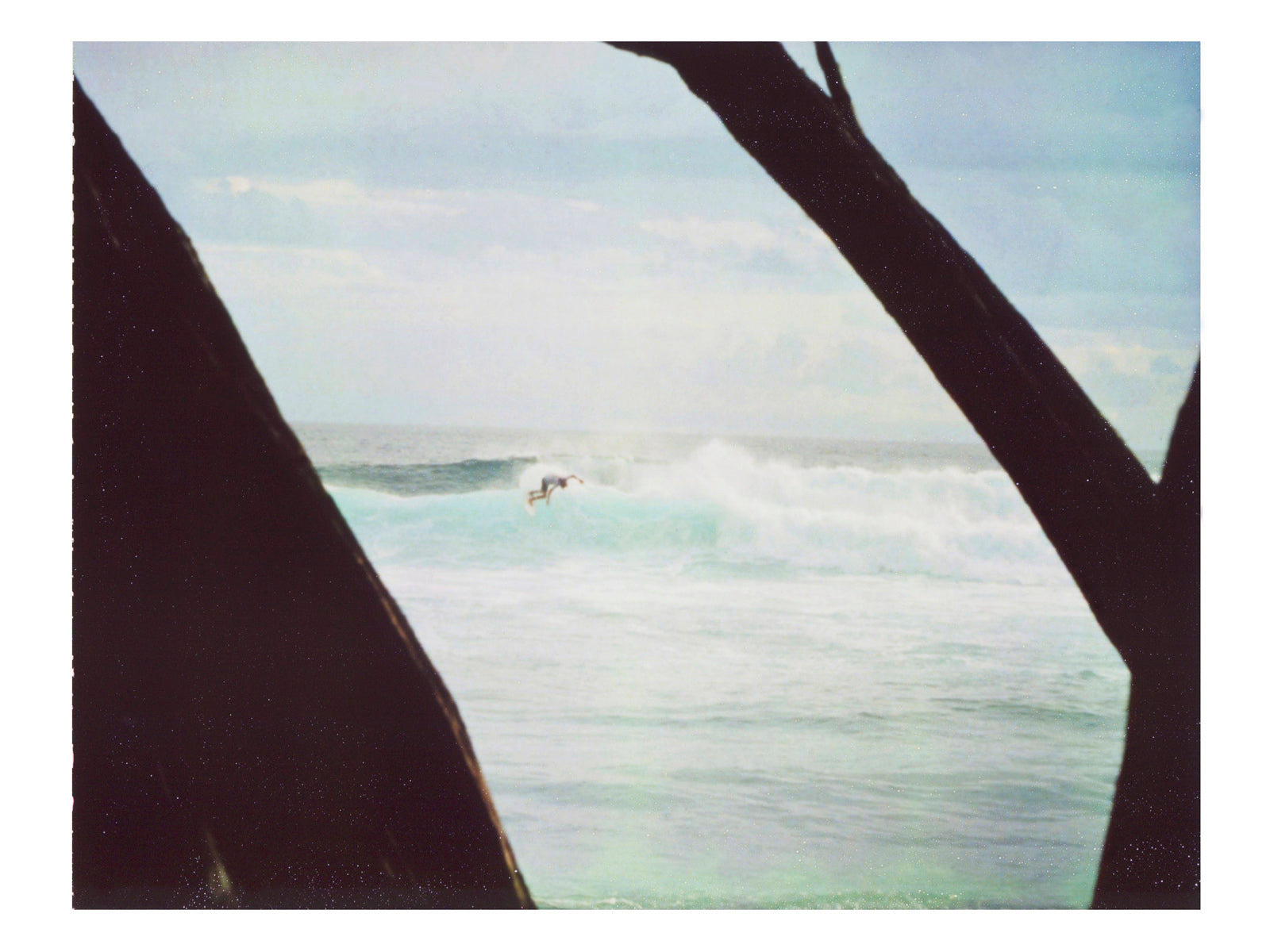 Surfing Polaroid Wall Art