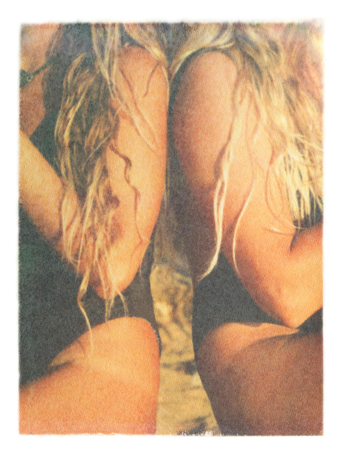 Beach Girls Polaroid Wall Art Print