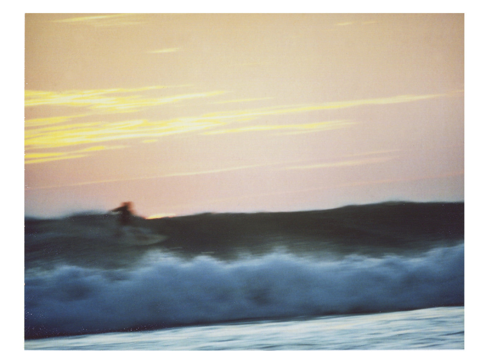 Smudged in blue + orange - She Hit Pause