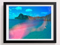 Abstract Beach Wall Art Print