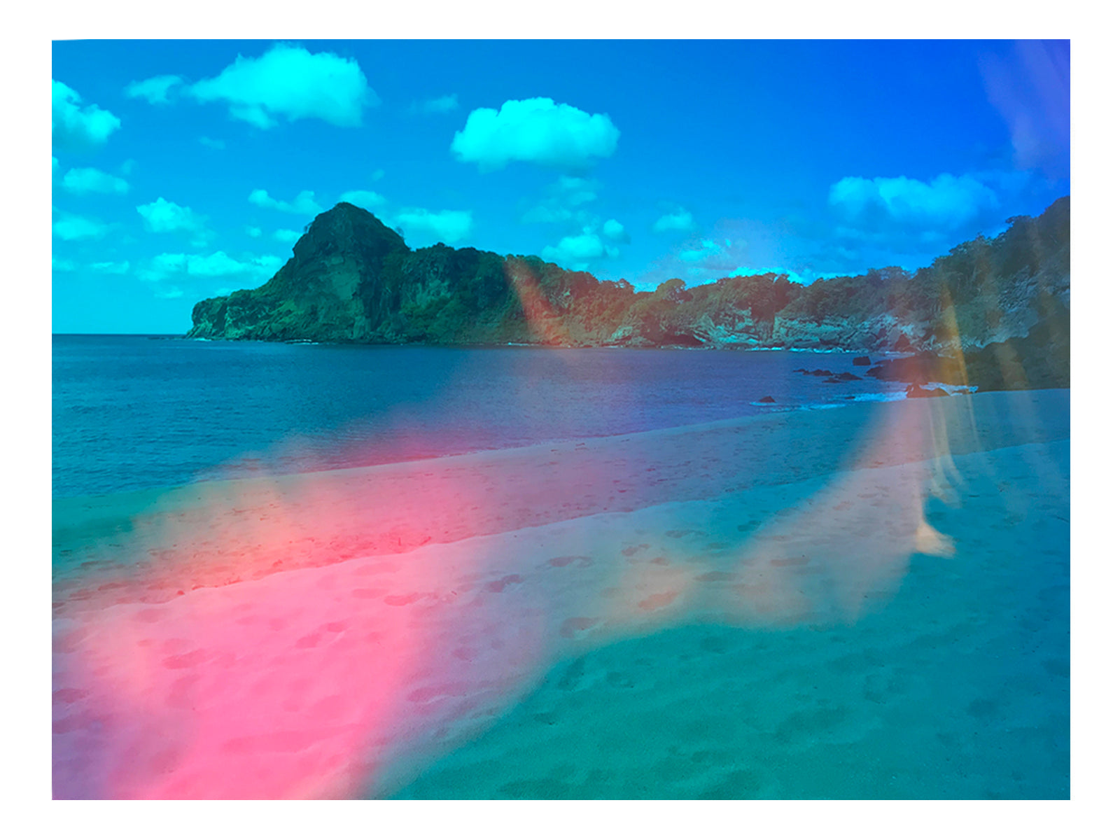 Abstract Beach Wall Art Print