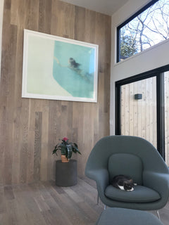 Woman in Pool Wall Art Print