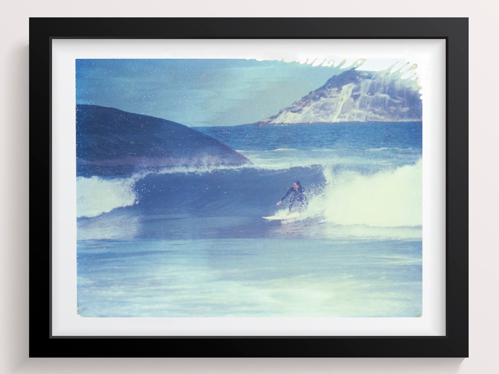 Through Wet Blue Paint - She Hit Pause