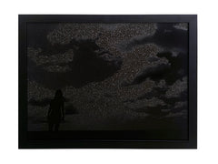 Black Glitter - Mixed Media