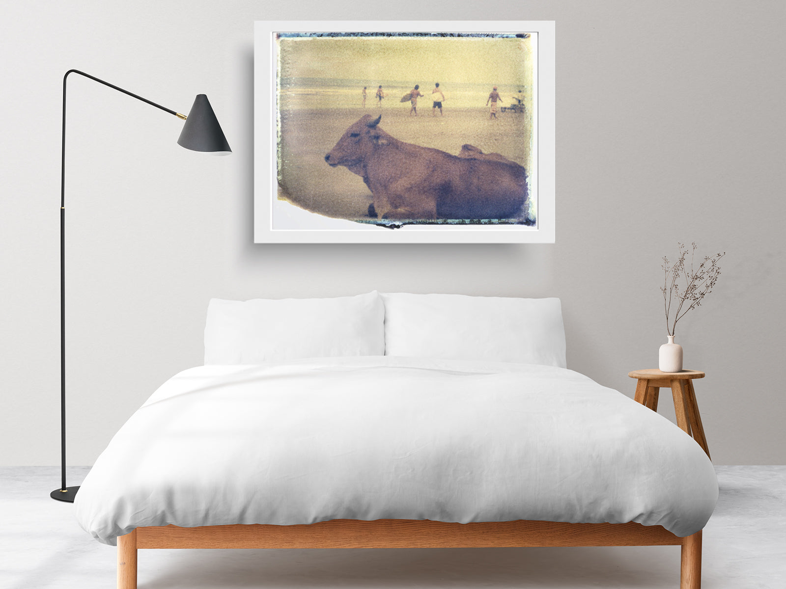 Surf Art Print Surf Cow - She Hit Pause