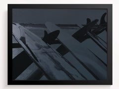 Charcoal Mirror - Mixed Media