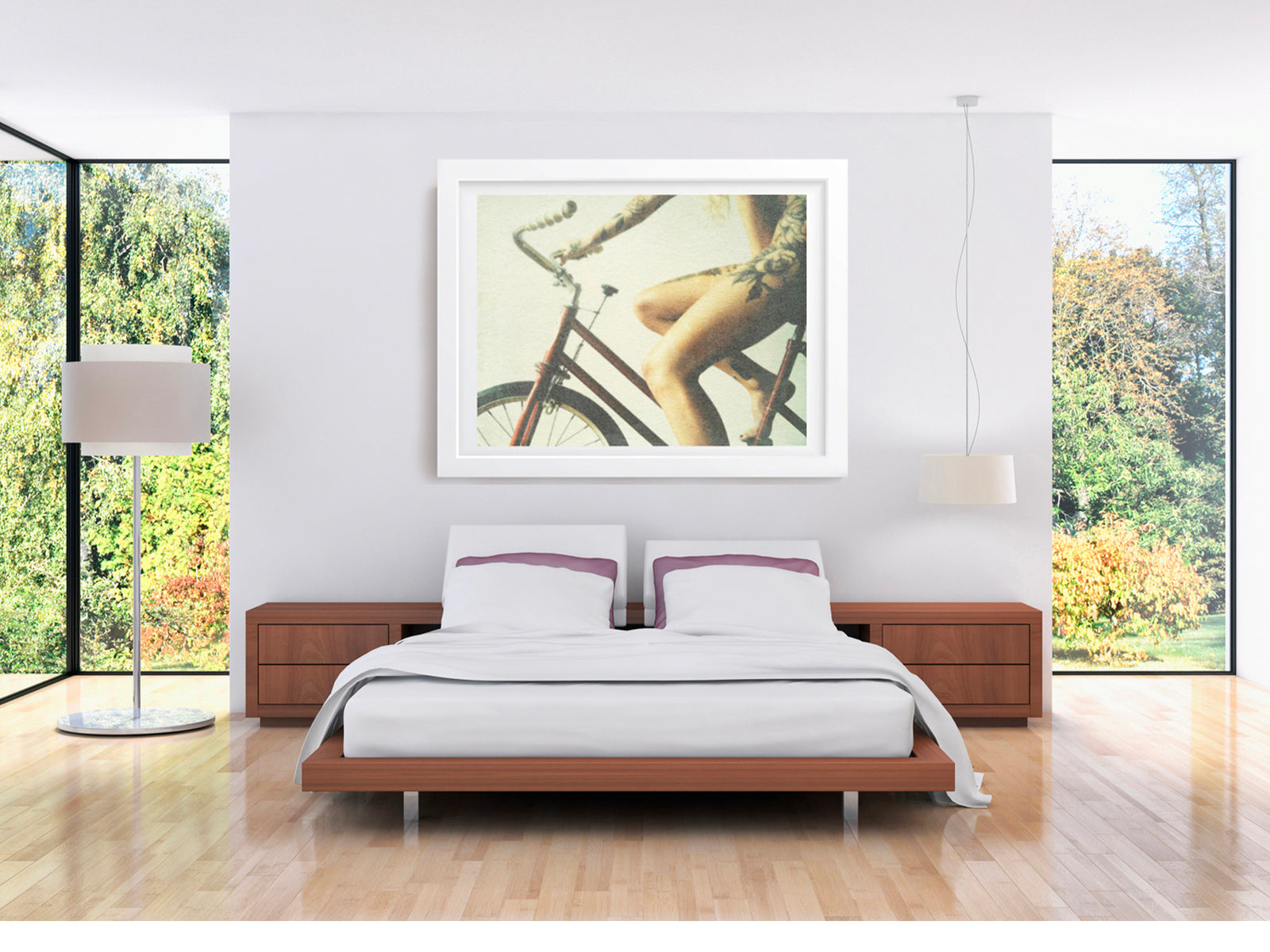 Vintage Woman with Tattoos Fine Art Print