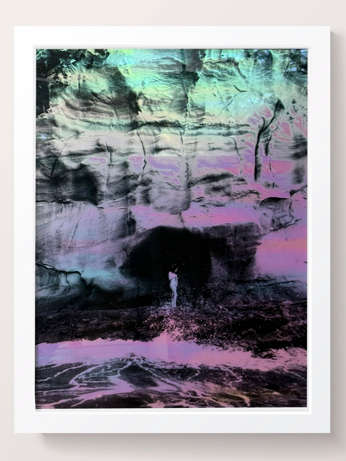 Prismatic Pink, Blue + Green  - Mixed Media - Edition of 5