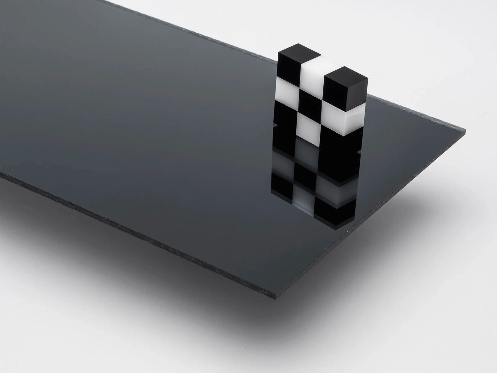 Charcoal Mirror - Mixed Media - Edition of 5