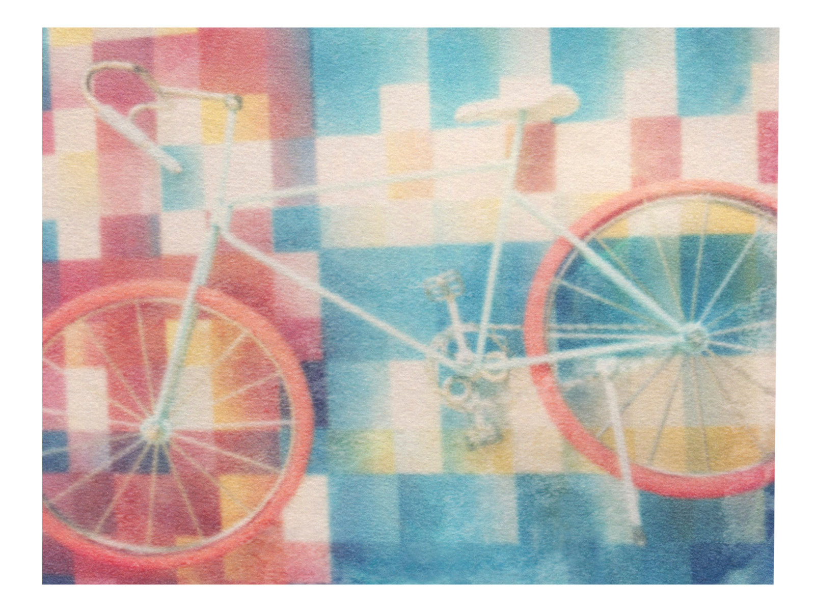 Abstract Bicycle Art Print