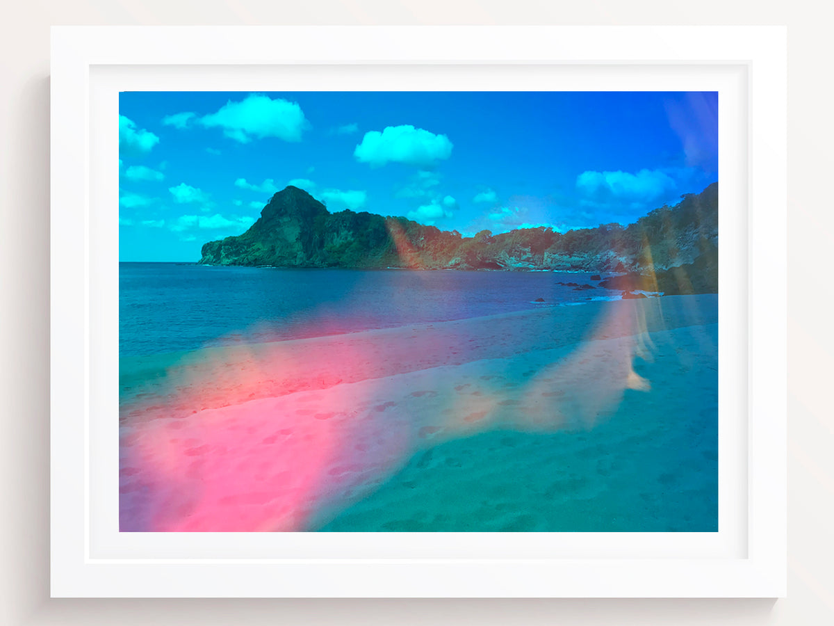 Abstract Beach Wall Art Print