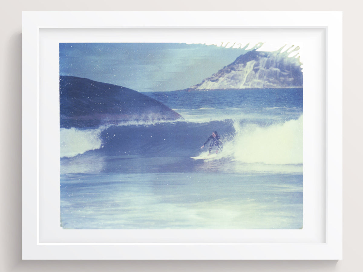 Through Wet Blue Paint - She Hit Pause