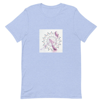 Her Silhouette in White T-Shirt