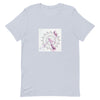 Her Silhouette in White T-Shirt