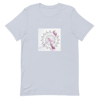 Her Silhouette in White T-Shirt