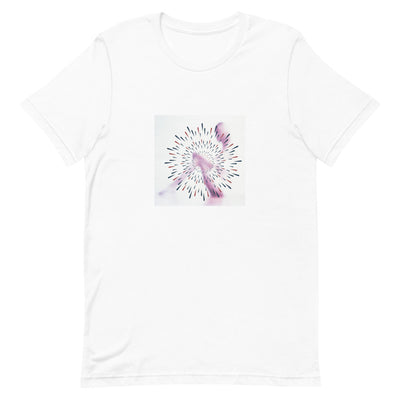 Her Silhouette in White T-Shirt